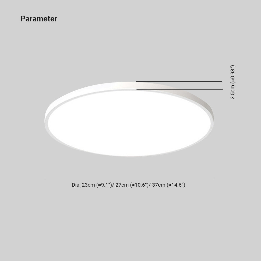 Renix Round Bathroom Led Ceiling Light-Neutral Decor