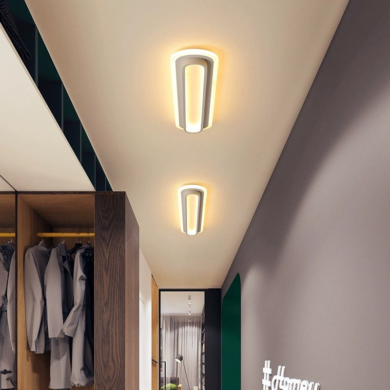 Lenatut Modern Linear Metal/ Ceiling Light
