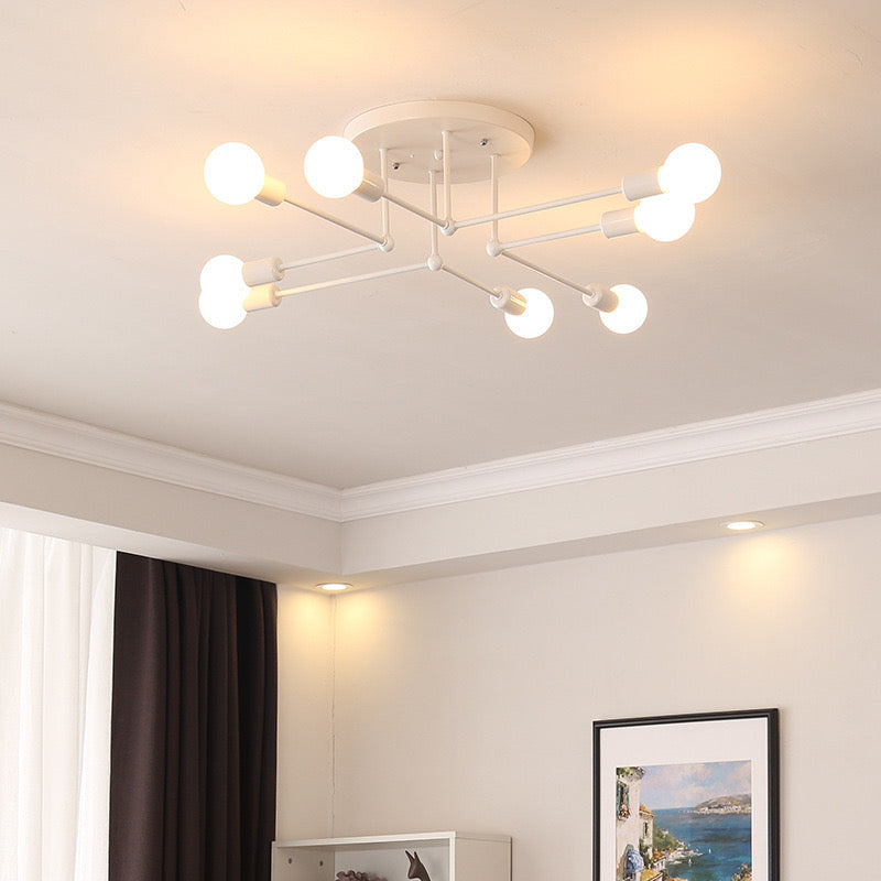 Jadasum Flush Mount Ceiling Light Linear Industrial