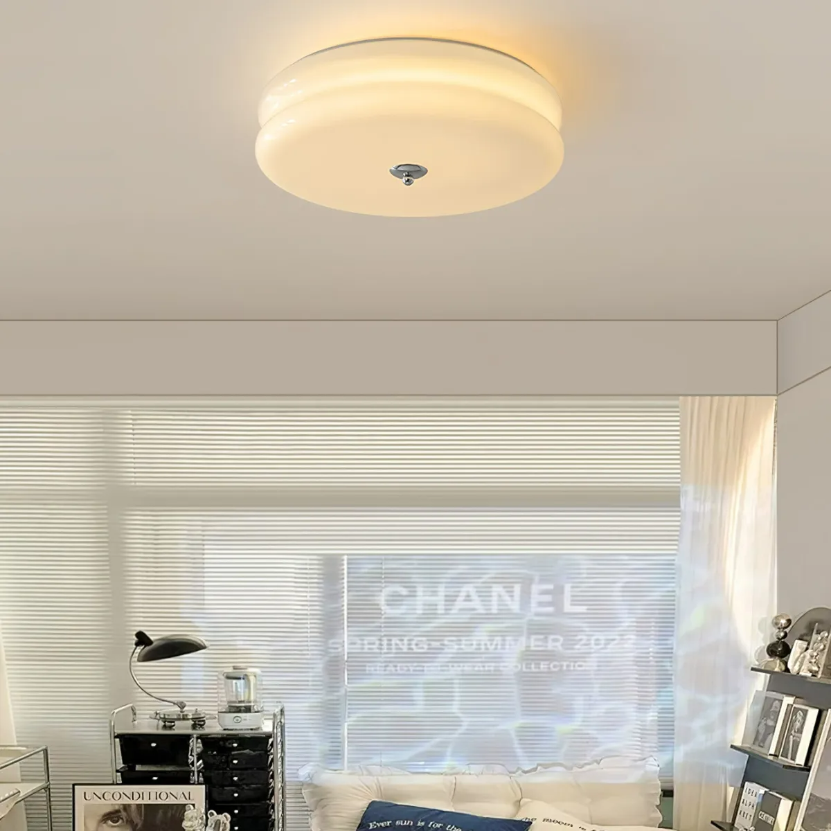 Jatabin Flush Mount Ceiling Light Two Layer