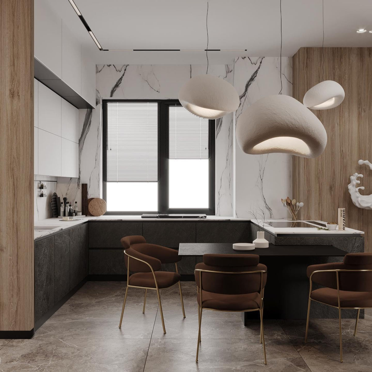 Ivinan Minimalist Cloud Pendant Light