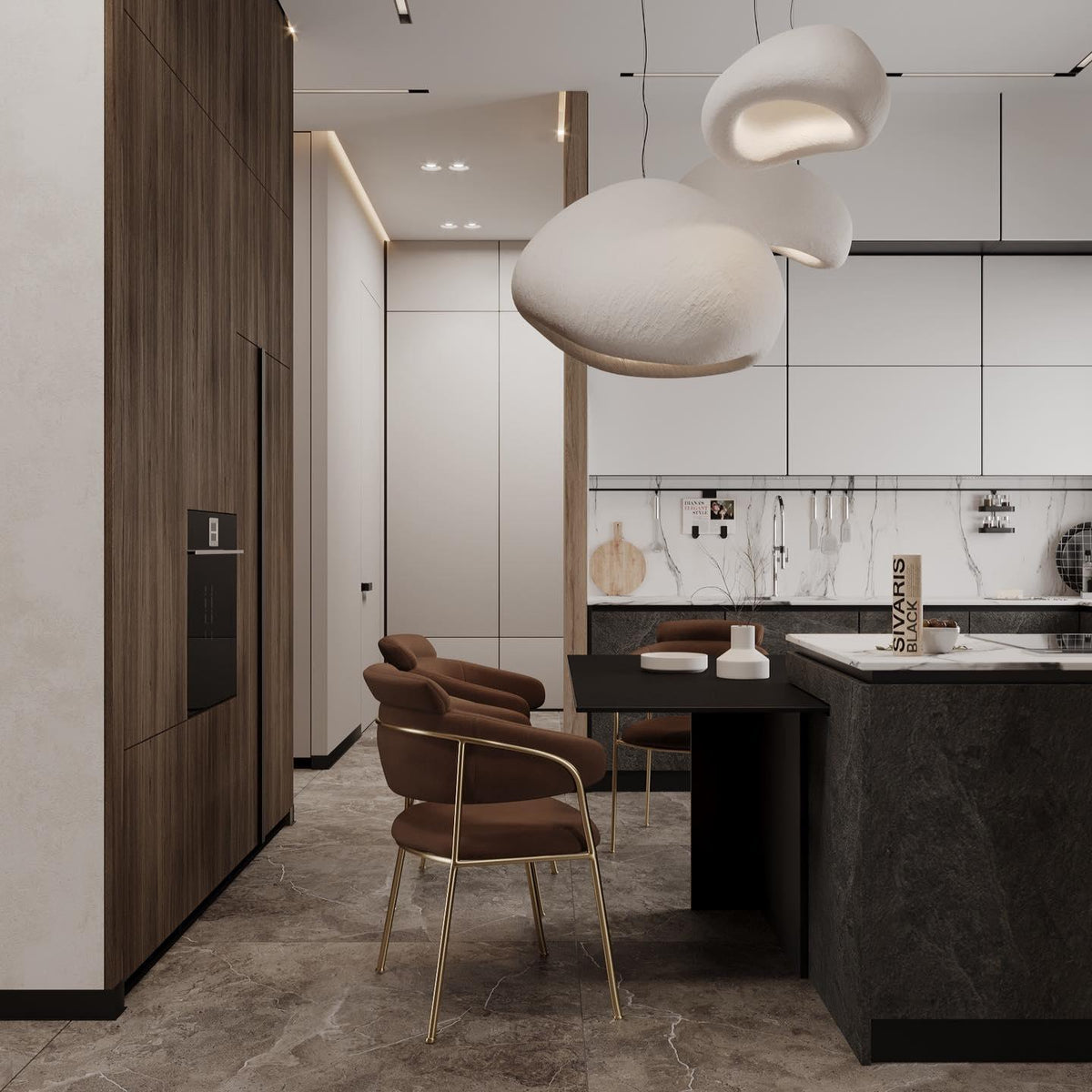 Ivinan Minimalist Cloud Pendant Light
