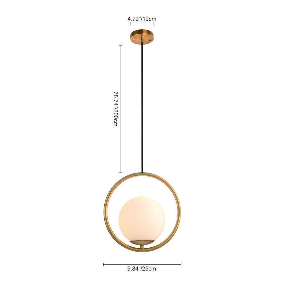 Qvistuva Modern Globe Pendant Light