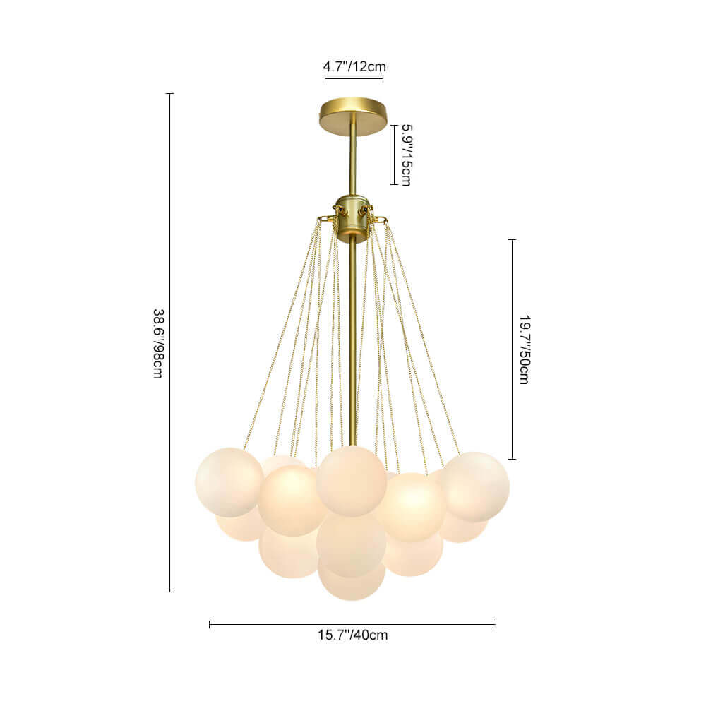 Hjemli Modern Glass Chandelier