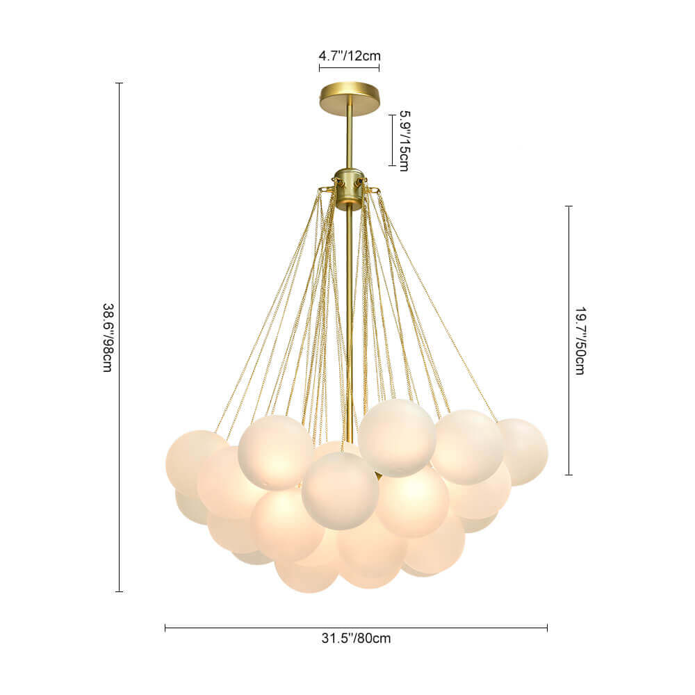 Hjemli Modern Glass Chandelier