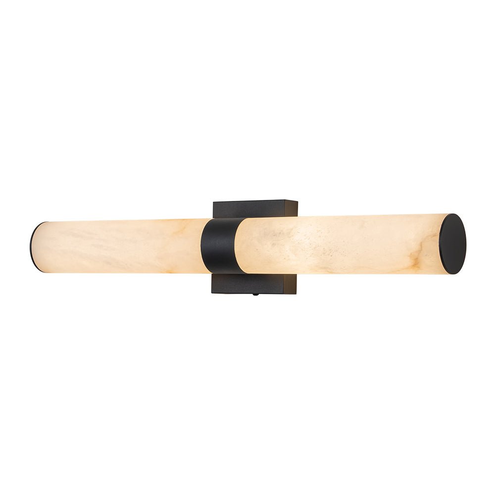 Glitre LED Linear Alabaster Bathroom Wall Sconce