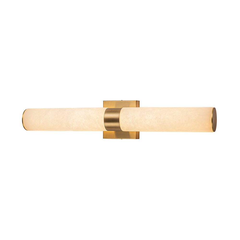 Glitre LED Linear Alabaster Bathroom Wall Sconce
