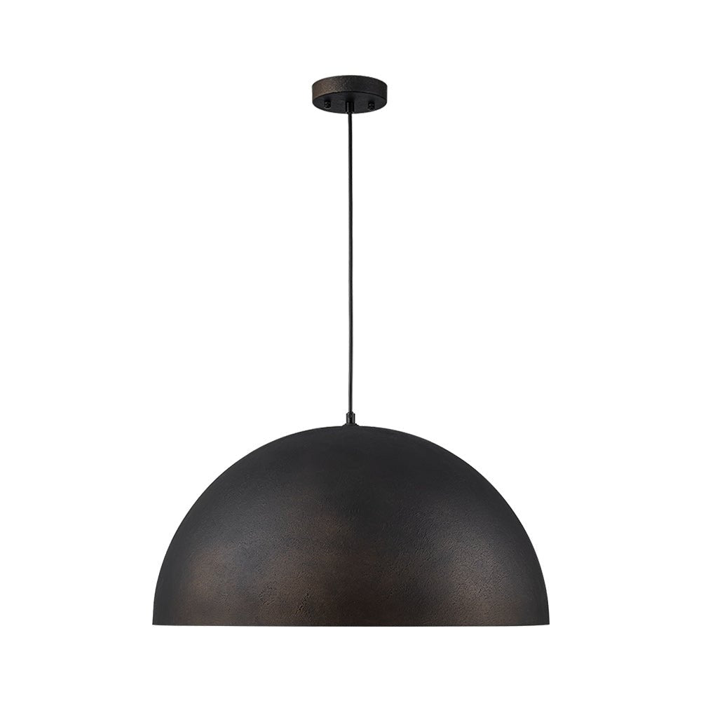 Lunari Industrial Dome Pendant Light