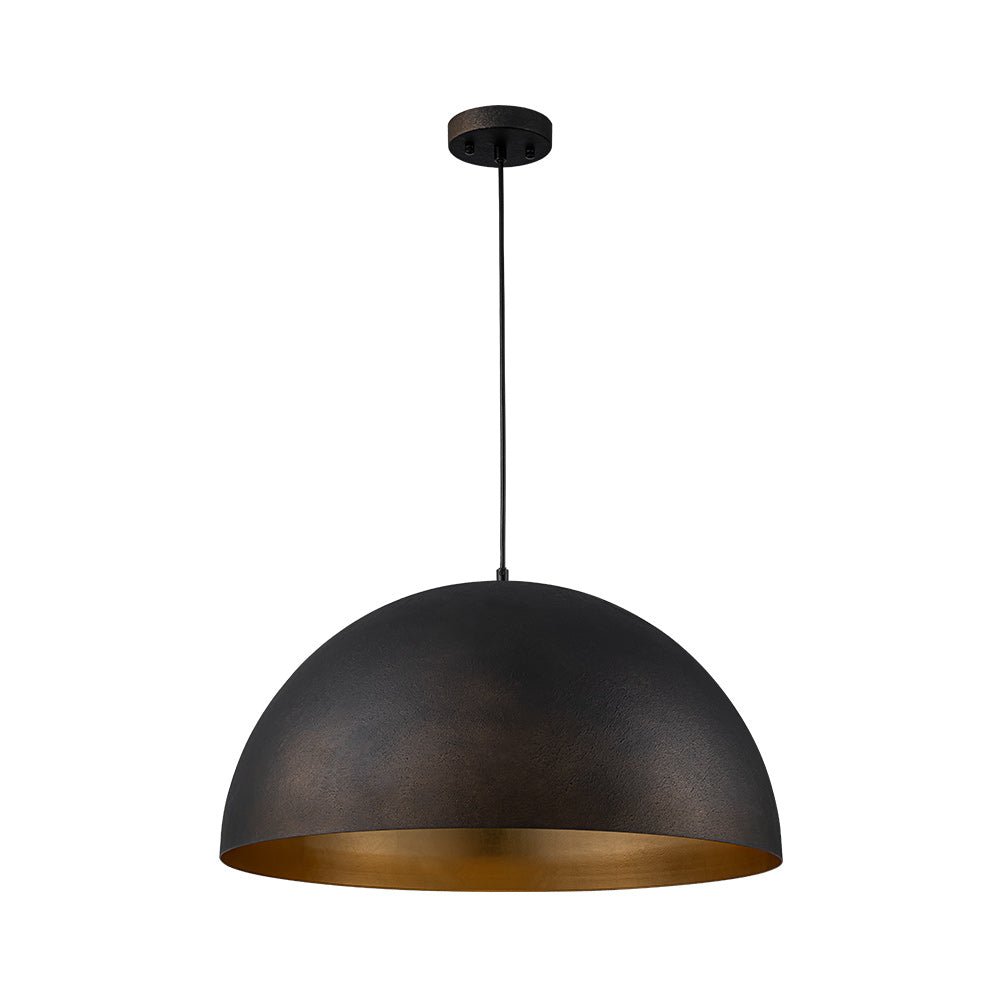 Lunari Industrial Dome Pendant Light