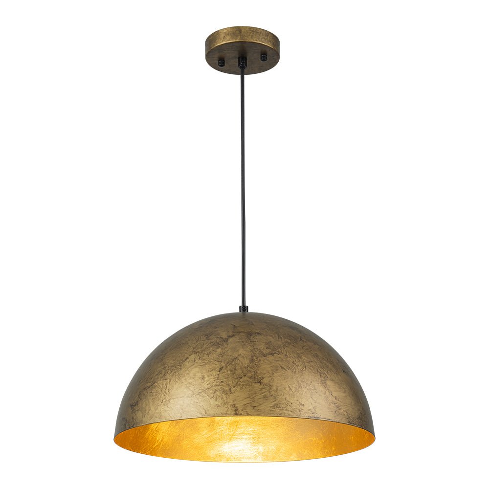 Lunari Industrial Dome Pendant Light