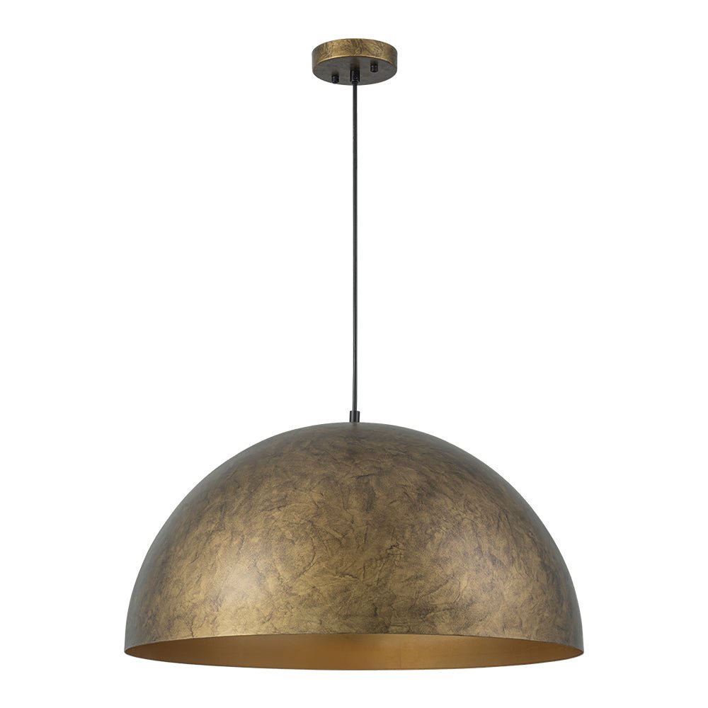 Lunari Industrial Dome Pendant Light