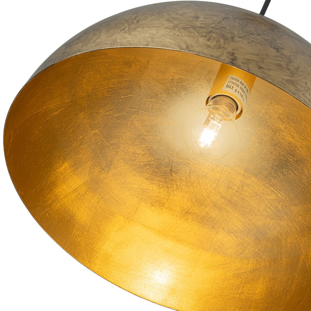 Lunari Industrial Dome Pendant Light