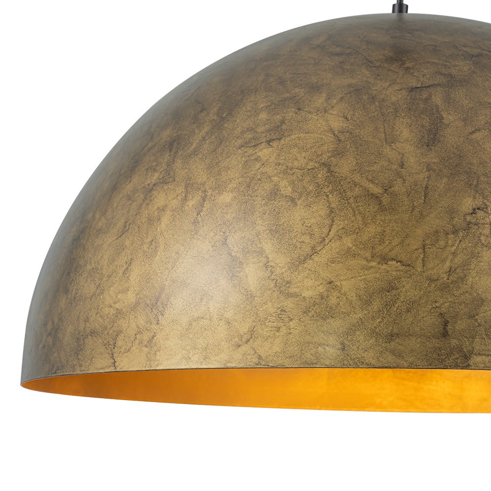 Lunari Industrial Dome Pendant Light