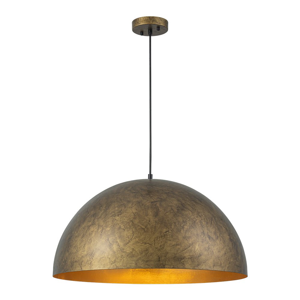Lunari Industrial Dome Pendant Light