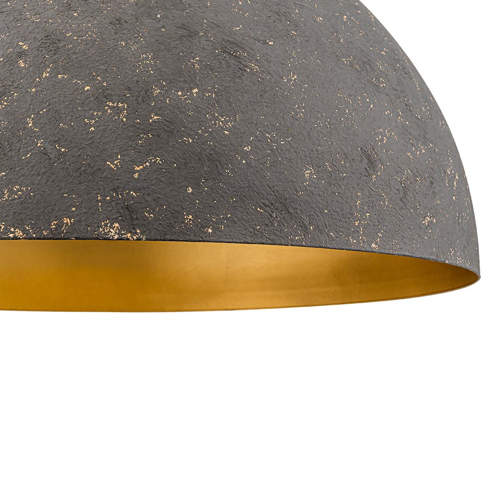 Lunari Industrial Dome Pendant Light