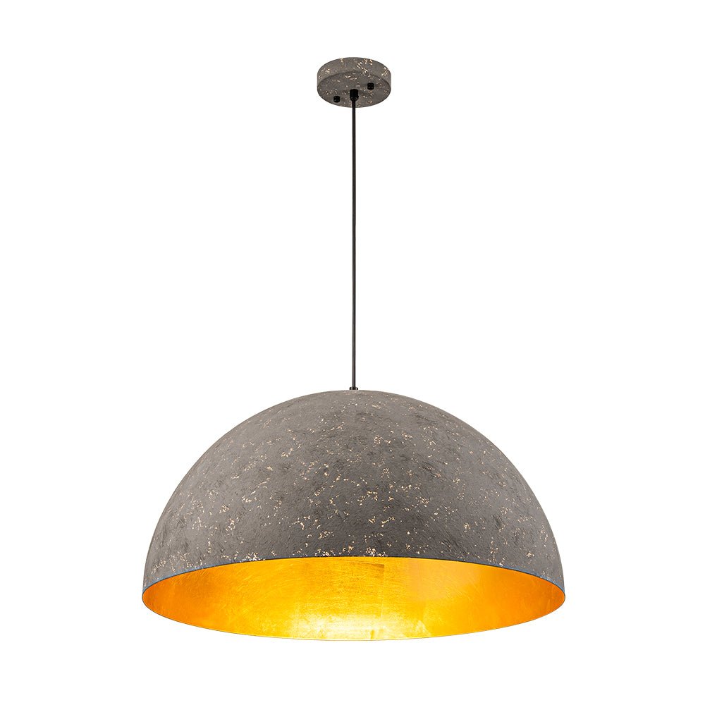Lunari Industrial Dome Pendant Light