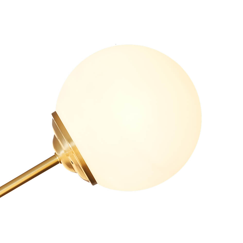 Glazia Minimalist Opal Glass Chandelier