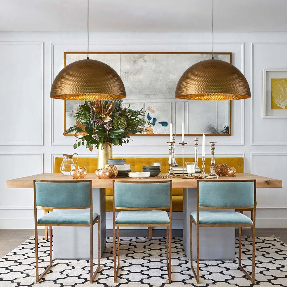 Lustel Vintage Luxe Dome Pendant Light