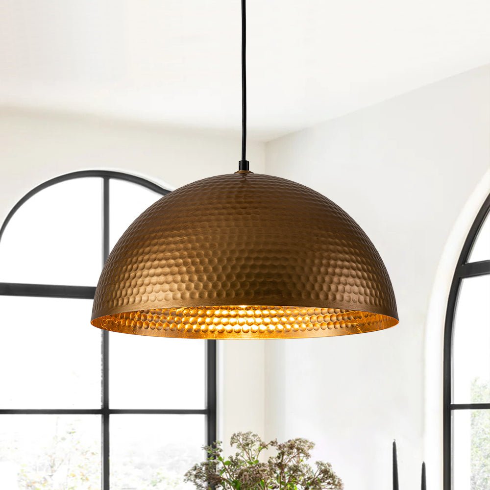 Lustel Vintage Luxe Dome Pendant Light