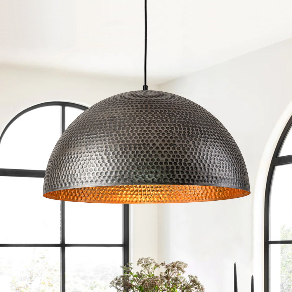 Lustel Vintage Luxe Dome Pendant Light