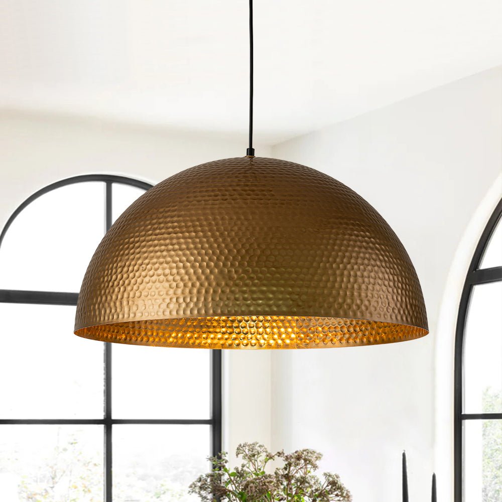 Lustel Vintage Luxe Dome Pendant Light