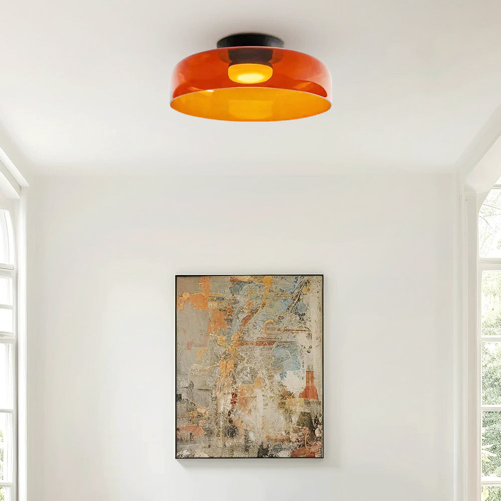 Rugogalu Modern Simple Creative Glass Flush Mount Ceiling Light