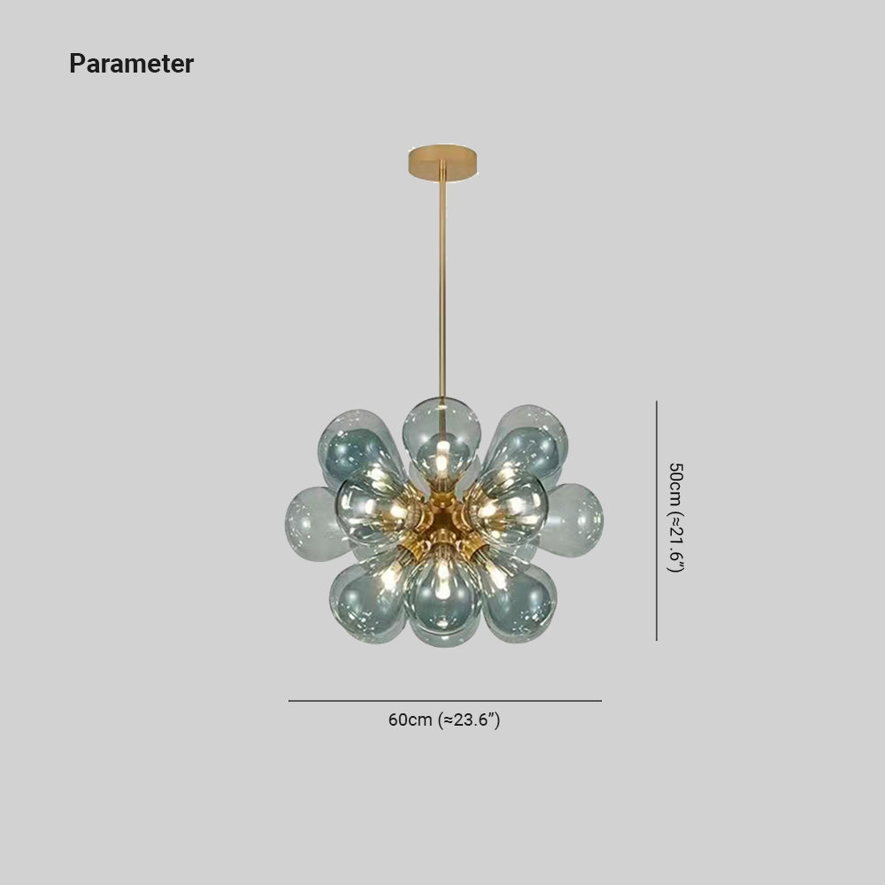 Lilosit Chic Clustered Glass Bubble Pendant Light