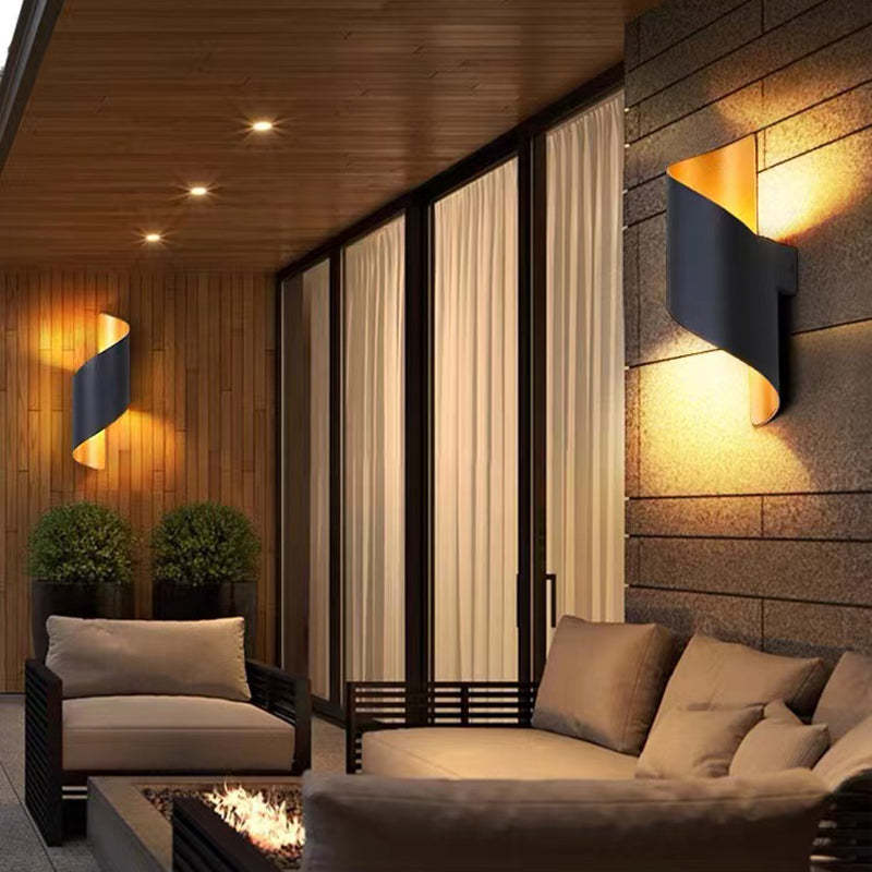 Marqen Wall Lamp Modern Conch Shape Spiral Outdoor-Neutral Decor