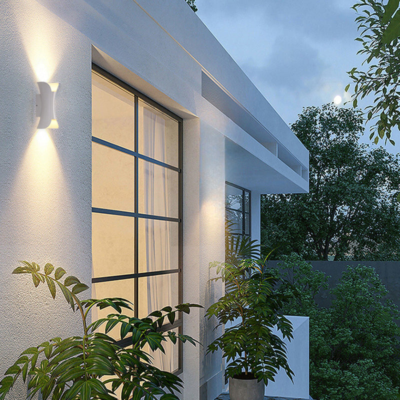Calyxor Wall Lamp Curved Outdoor Wall Mounted LED-Neutral Decor
