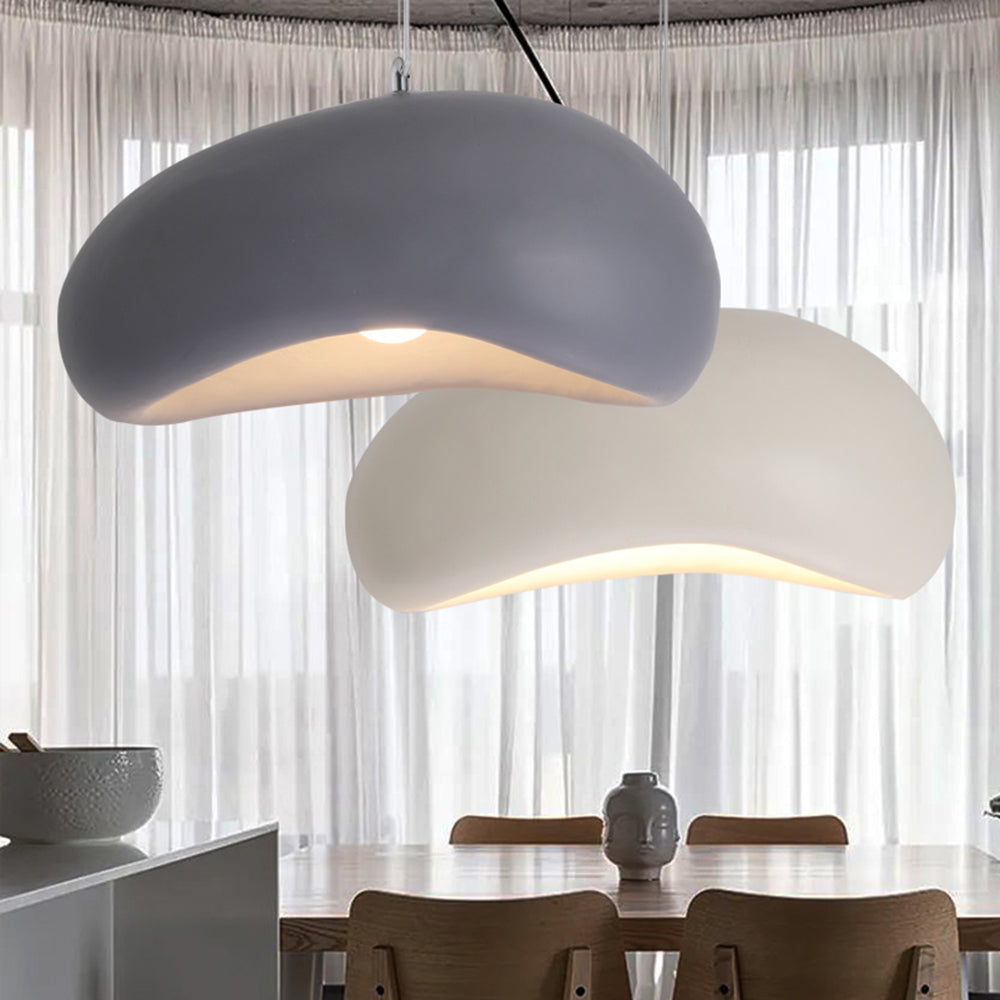 Culabet Wabi Sabi Bread Shape Resin Pendant Light, 4 Color
