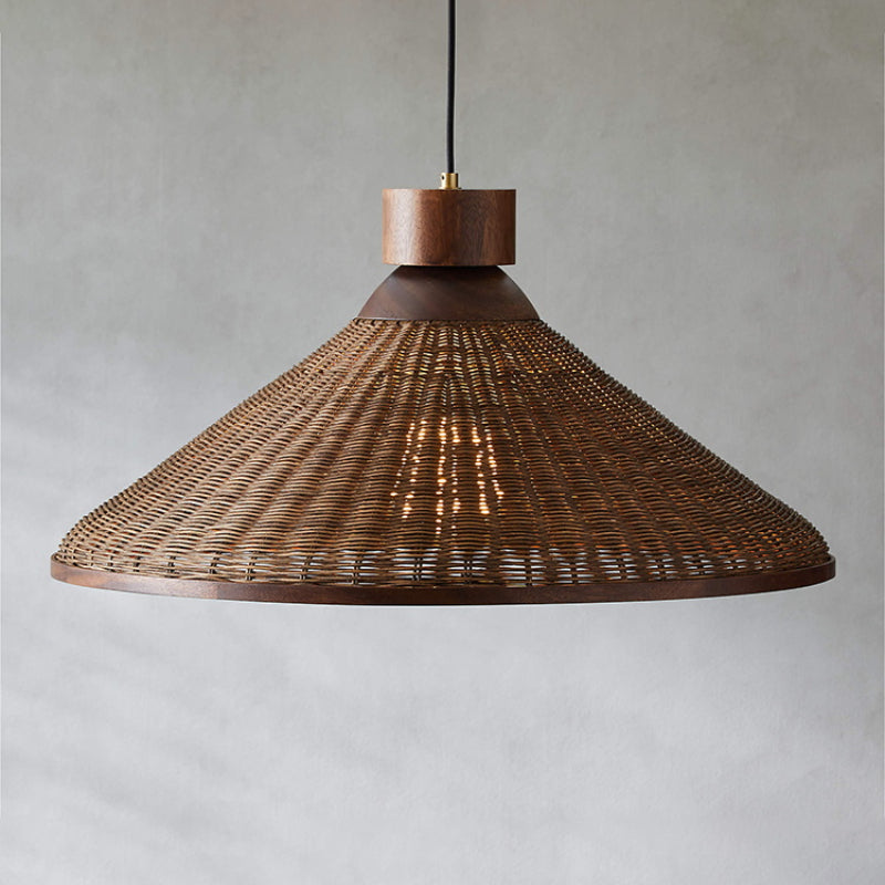 Turopul Retro Design LED Pendant Light Rattan Living Room/Restaurant/Hotel