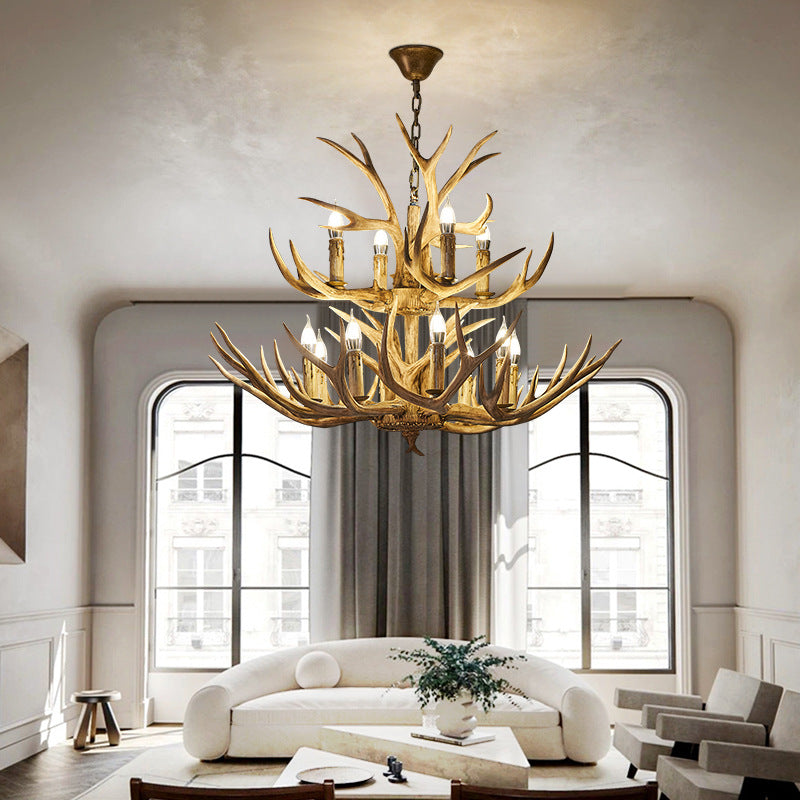 Jasobaru Retro LED Pendant Light Wood Metal Bar/Dining Room/Living Room