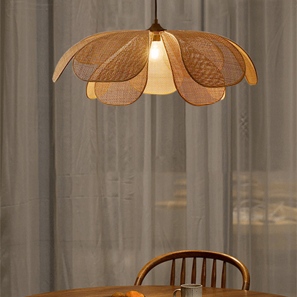 Seli Handmade Pendant Light, Rattan/Willow Weave-Neutral Decor