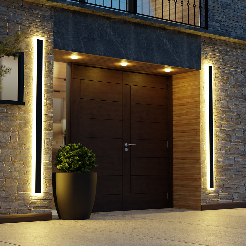 Virex Linear Outdoor Wall Lamp-Neutral Decor