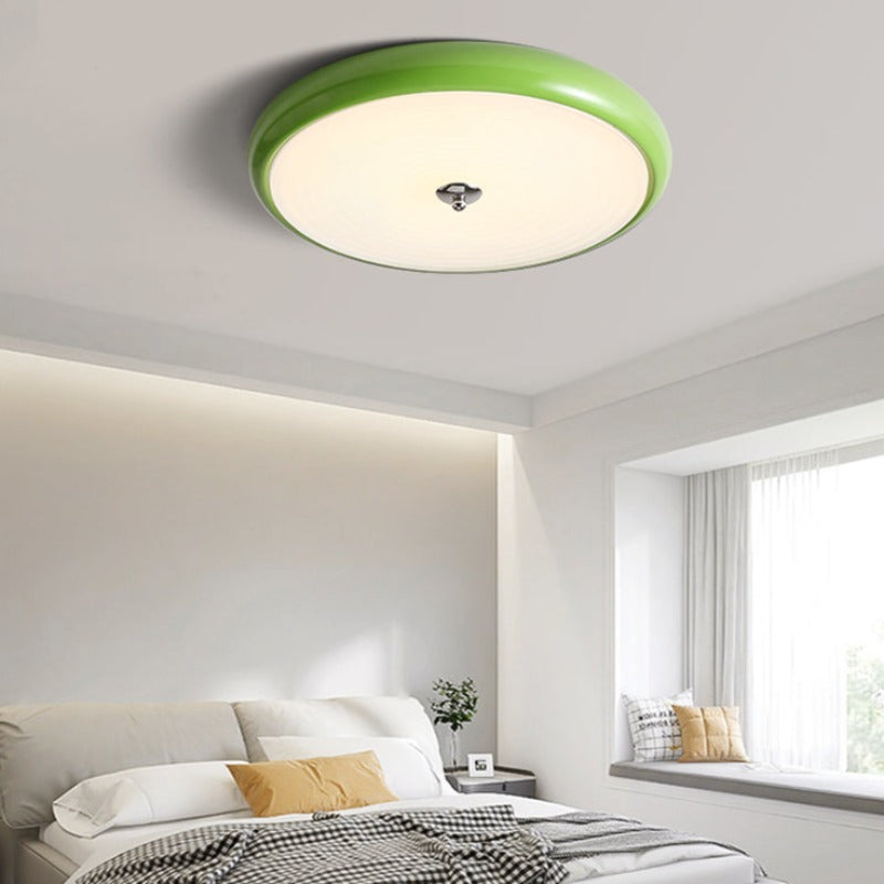 Zekesit Modern LED Flush Mount Ceiling Light Metal Living Room