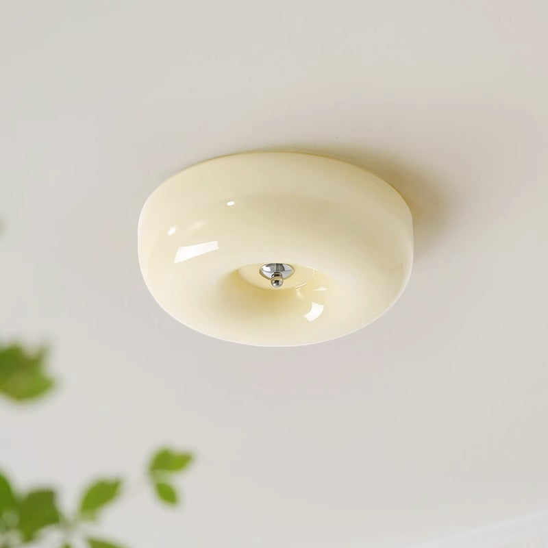 Varosin Ceiling Light Cream Glass