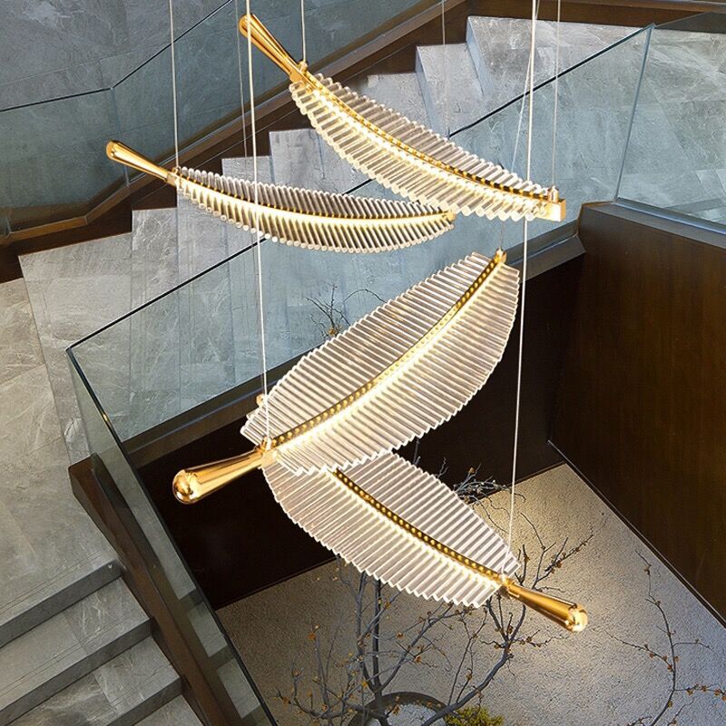 Gubitodo Nordic Luxury LED Pendant Light Metal Hotel Living Room