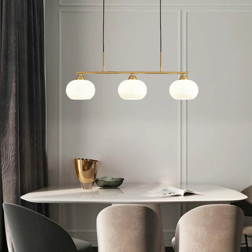 Govebam Modern Nordic Simple Pendant Light, Black/Gold