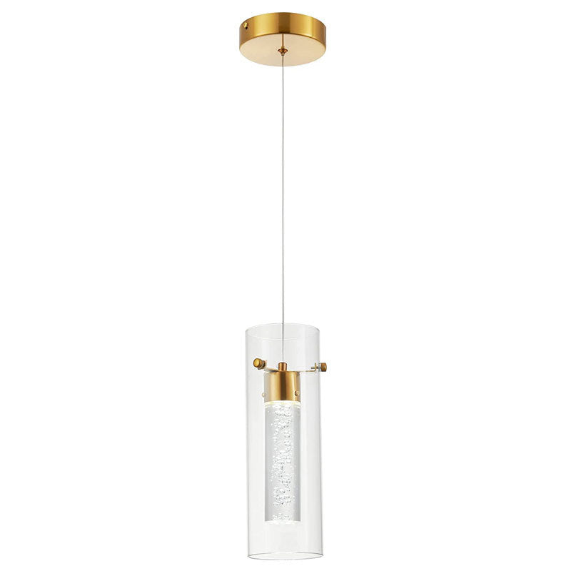 Kagivori Glass Pendant Light Cluster Brass Modern Dimmable
