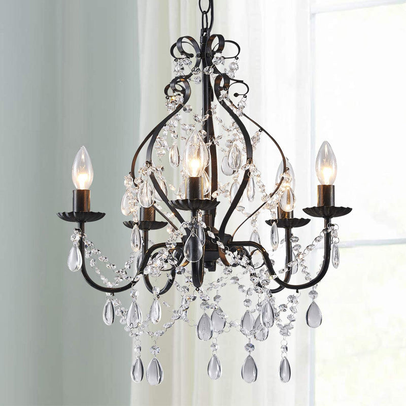 Karirok American Crystal Chandelier Restaurant Living Room