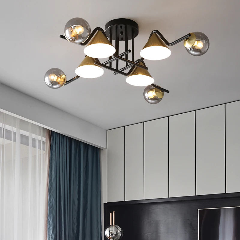 Pekulus Design LED Flush Mount Ceiling Light Bedroom/Living Room