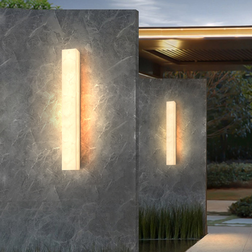Marvex Wall Lamp Modern Rectangular Outdoor White-Neutral Decor