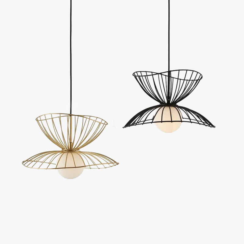 Zusanit Pendant Light Modern, Metal, Gold/Black, Kitchen Island