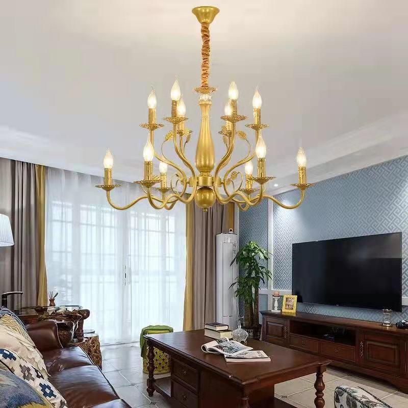 Cobubima Chandelier Rustic Glass Living Room Bedroom