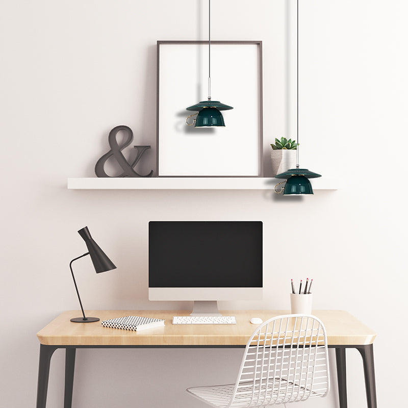 Fimonose Luxurious Cup Ceramic Pendant Light Bedroom