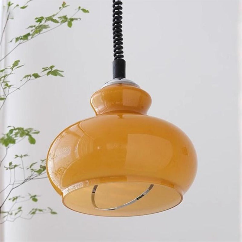 Pemebik Retro Simple Pendant Light Living Room Green Living Room