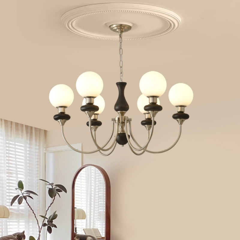 Jurumem Modern Luxury Decorative LED Chandelier Gold Metal Living Room