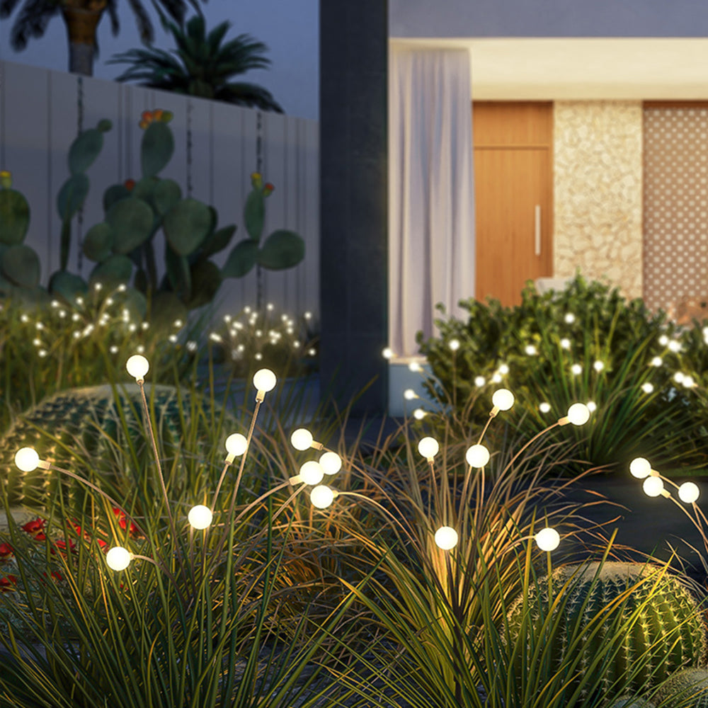 Rigebik Modern Metal Firefly Multi Lamp holder Outdoor Decoration Post Light