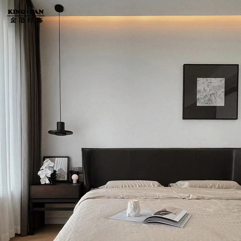 Nadamin Black Designer Post-Modern Pendant Light