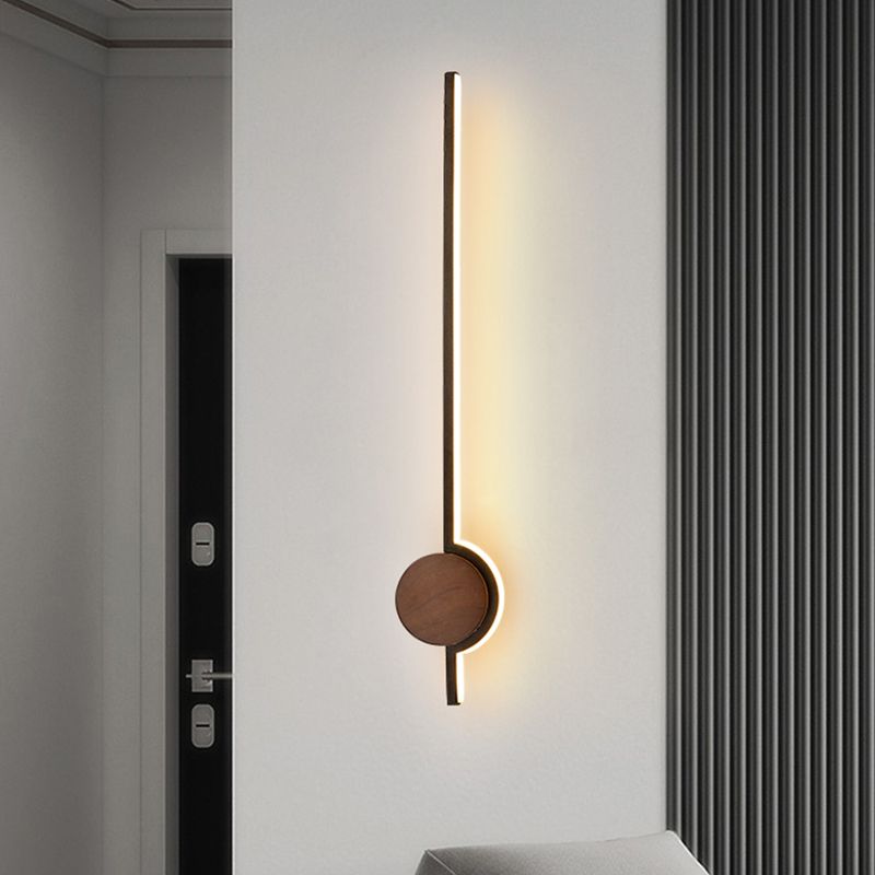Mudilat Nordic Linear Vanity Wall Lamp,Black/White/Gold,Bedroom